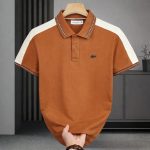 Lacoste Premium Tailored Polo Shirt – Smart Fit - Light Coffee